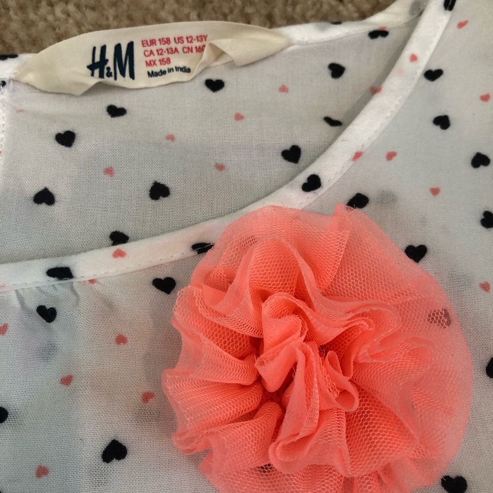 H&M Girls ❤️ Top - Picture 3 of 5